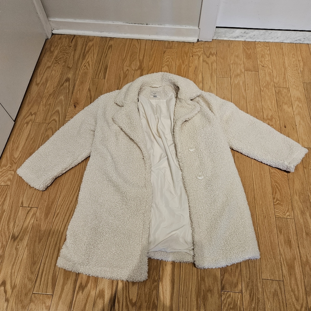 A New Day Teddy Coat Size XL